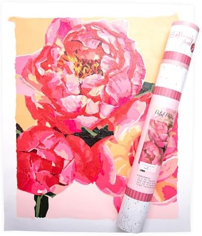 Pink Picasso Paint by Number Kit, for Adults & Teens,16x20, Petal Power