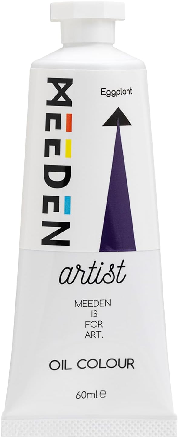 MEEDEN Artist Grade Oil Paint: Eggplant - 60ml/2oz Tube | Professional Art Paints and Supplies for Canvas Painting