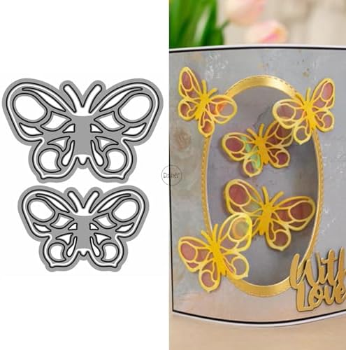 Hollow Two Butterflies Metal Cutting Dies for Card Making