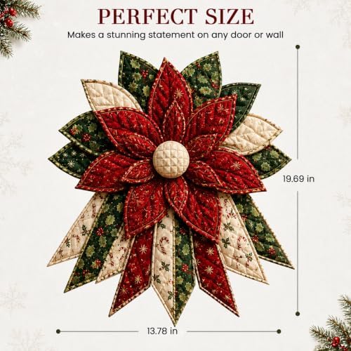 Daily Partner Quilted Christmas Door Hanging DIY Sewing Kit (E1)