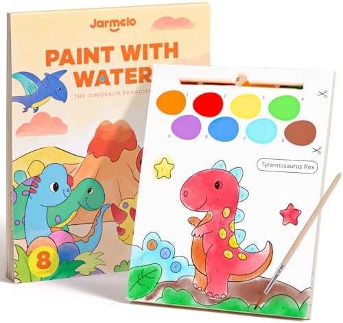 Jar Melo Paint with Water Books for Toddlers, Dinosaurs