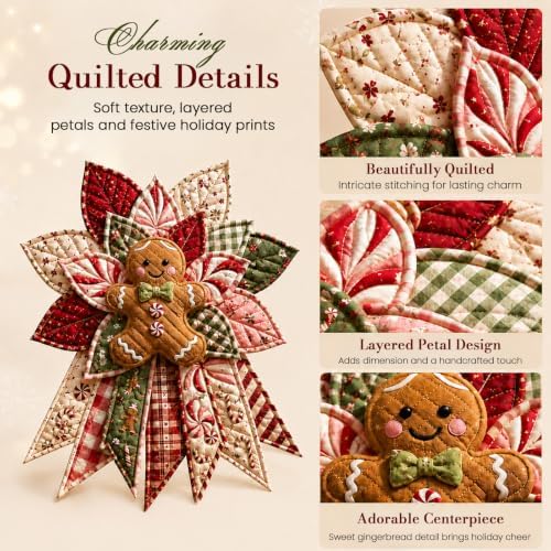 Daily Partner Quilted Christmas Door Hanging DIY Sewing Kit (3PCSA)