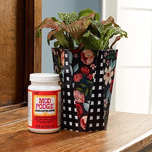 Mod Podge Gloss Sealer, Glue & Finish: All-in-One Craft Solution- Quick Dry, Easy Clean, for Wood, Paper, Fabric & More. Non-Toxic - Craft with Confidence, Made in USA, 16 oz., Pack of 1