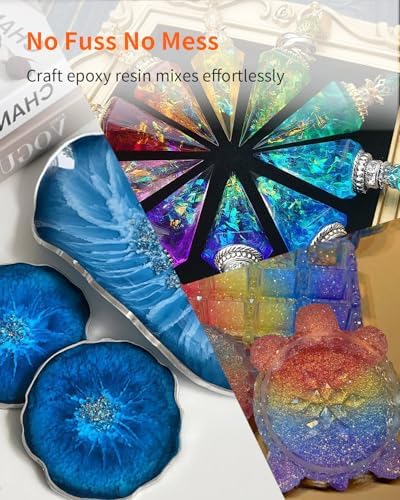 Mica Powder, 6 Colors Pearlescent Pigment Powder for Epoxy Resin, 60g Pearl Pigment Set for Soap Making, Bath Bomb, Candle Making, Art Crafts, Lip Gloss, Nail Polish, Dye - The Classics