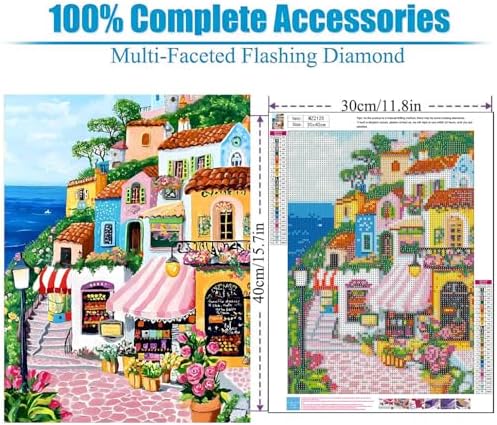 Lophomie Diamond Art Kits for Adults, 5D Landscape Diamond Painting Kits