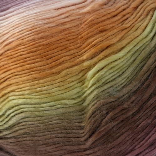 Loops & Threads Facets Yarn - Yarn for Knitting, Crochet, Weaving, and Arts & Crafts - Ember, Acrylic, 3.5 oz