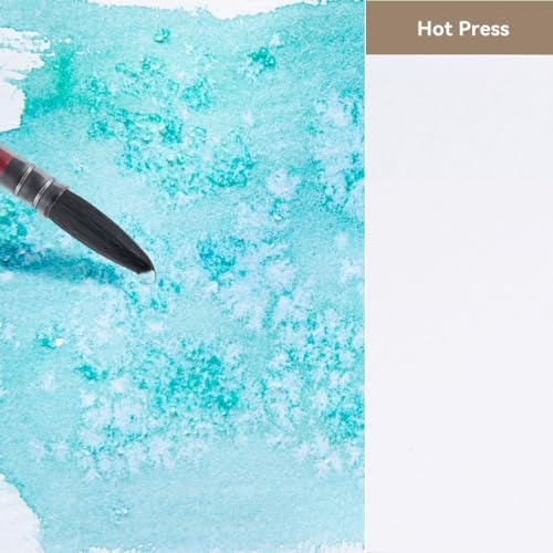 Lightwish Watercolor Sketchbook,100% Cotton 300gsm/140lb Hot Press