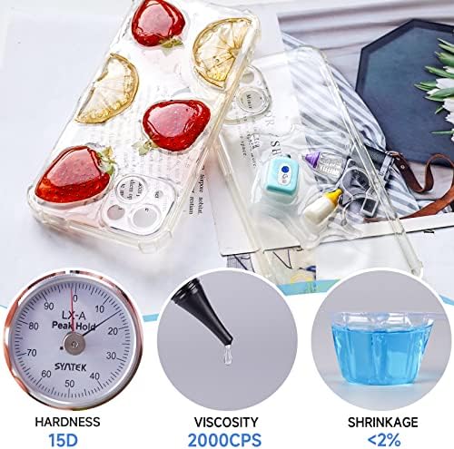 LET'S RESIN UV Resin, Soft Elastic&Bendable Crystal Clear Resin, 100g