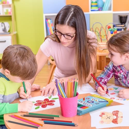 96 Pack Colored Pencils Bulk, Color Pencils for Kids Classroom, 1152 Count