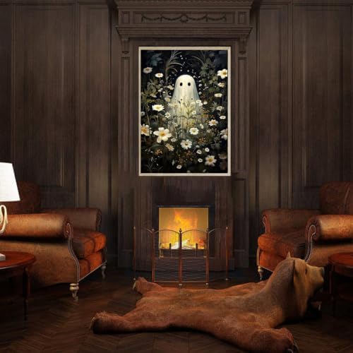 SUJINMEI Ghost Paint by Numbers Kit for Adults Without Frame 16X20 inch