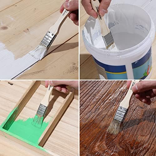 Bates- Chip Paint Brushes, 1 Inch, 96 Pack, Chip Brush, Brushes for Painting, Paint Brushes, Stain Brushes for Wood, Natural Bristle Paint Brush, 1 Inch Paint Brush, Chip Paint Brushes for Paint