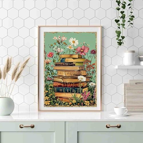 DYAIANGMU Book Paint by Numbers Kit for Adults Beginners 19.6X15.7inch