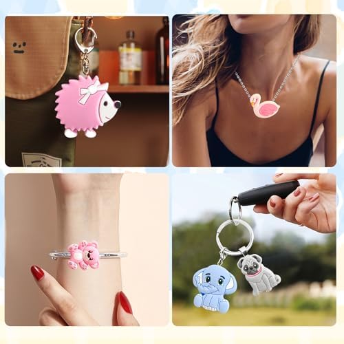20Pcs Knitting Needle Stoppers Cute Animals Knitting Needle Point Protectors fit Size US 2.5-13 (3mm-9mm) Needles for Beginners Knitting Crochet Hand DIY Supplies Accessories