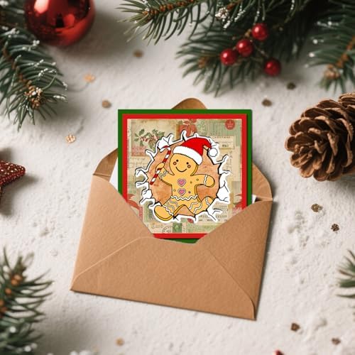 GLOBLELAND 3D Cracks Santa Claus Clear Stamp for Scrapbooking 3D Christmas Snowman Silicone Stamps 3D Reindeer Transparent Stamp for Card Making DIY Embossing Journaling