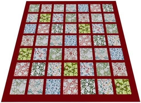 8"x8" 50pcs Cotton Fabric Squares for Sewing Quilting Supplies-Morris A