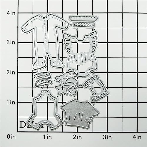 Cute Baby Clothes Metal Cutting Dies for Card Making