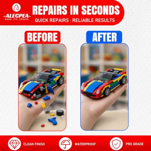 ALECPEA Plastic Glue 30g, Thin Formula for ABS, PVC, PS and Models