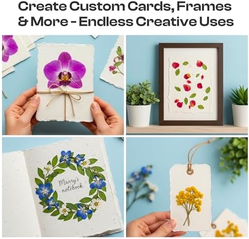 Caydo 3 Pieces Paper Making Frame Kit, Papermaking Mould and Deckle with Mesh