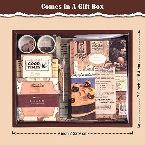 Scrapbook Supplies Kit, Vintage Junk journaling Supplies, Scrapbooking Kit
