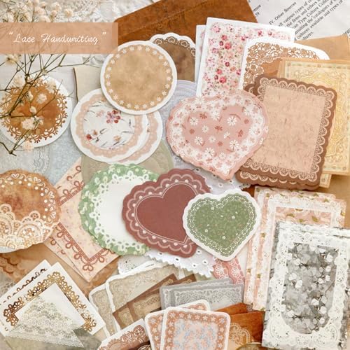 200Pcs Vintage Memo Material Pack Memo Collection (SetA)