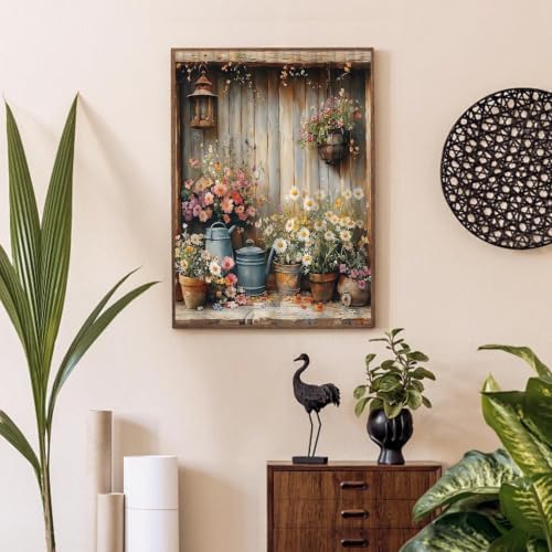 retro floral Diamond Art Kits for Adult Diamond Painting Kit for Beginner