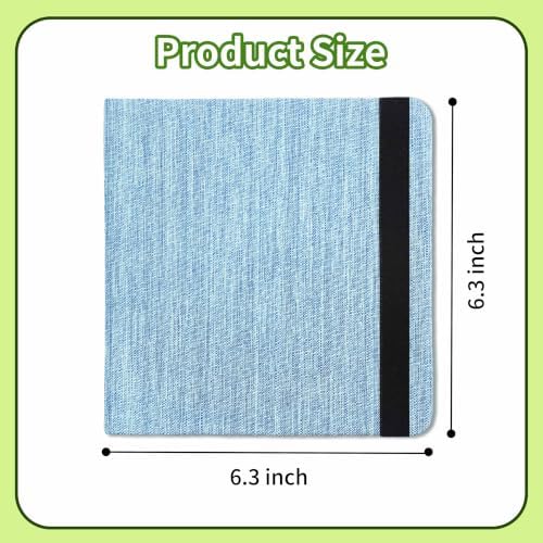 Mlife Square Watercolor Sketchbook,100% Cotton,300gsm/140lb,Acid-Free,Watercolor Journal for Artists Adults Students,6.5 * 6.5 Inch(Blue)