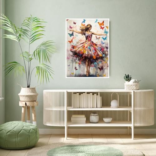Square Diamond Painting Art Kits, Girl DIY Square Diamond Art Home Decor