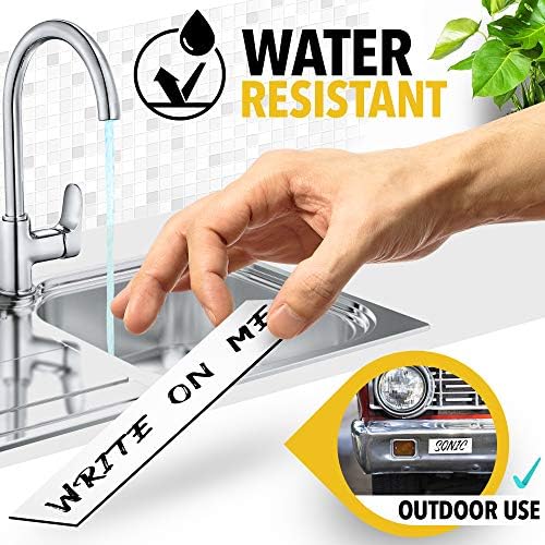 Dry Erase Magnetic Strips, Write-On, 1in x 25ft (2.5cm x 7.6m)
