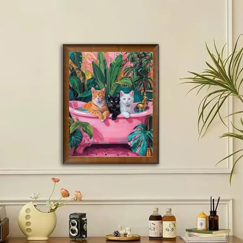 Artykapby Paint by Numbers kit for Adults Cat,Paint by Numbers16x20 inch