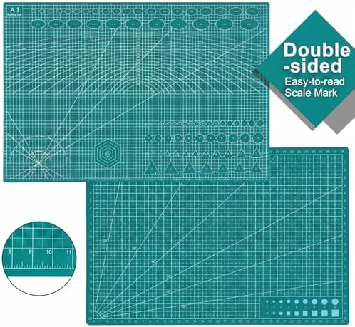 THMINS Self-Healing Sewing Mat, 9"12", Green Cutting Mat,A4