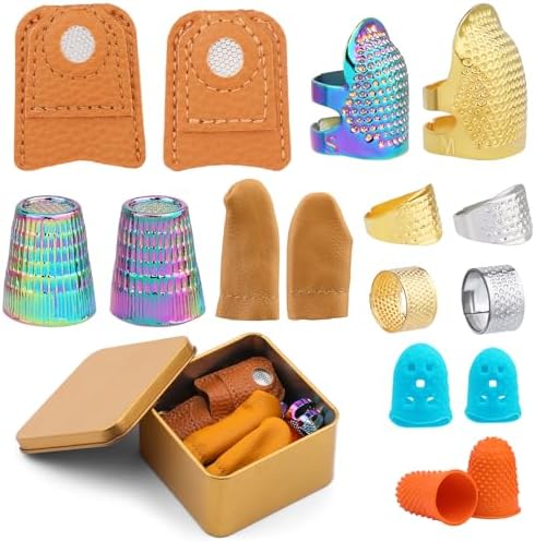Ftyiwu Sewing Thimble, Thimble for Hand Sewing Finger Protector