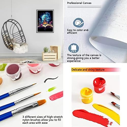 paint by numbers kit for adults,Adult Paint by Number Kits 16 x 20 inch