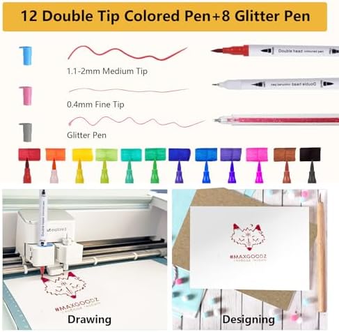 41Pcs Ultimate Tool Set for Cutting Machine,Accessories Bundle with Weeding Tool for Vinyl, LED Light Pad,T-Shirt Ruler,12'' Paper Cutter,Heat Press Mat,Cutting Mat,Starter Kit for Craft Projects