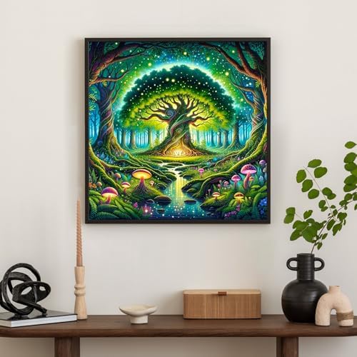 Diamond Art Kits for Adults & Beginners, Tree of Life Diamond Painting Kit