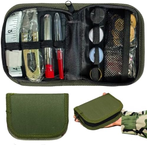 Army Sewing Kit for Adult Men Military Survival Emergency Sewing Kit Button