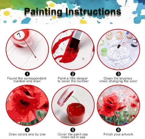 VIGEGU Horror Paint by Numbers Kit for Adults Beginner 12x16 Inch