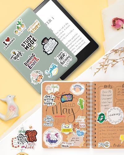300 PCS Inspirational Stickers for Adults, Scrapbook Vision Board Supplies | Motivational Stickers for Water Bottles Laptop, Positive Mental Health Quote Vinyl Stickers for Teens Kids Teachers Students