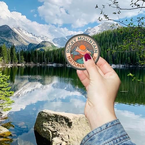 156 Pcs National Parks Sticker Pack, Outdoor Nature Camping Hiking Inspired Waterproof Vinyl Decals for Water Bottles Laptop Car, Mountains Travel Adventure Parks Stickers