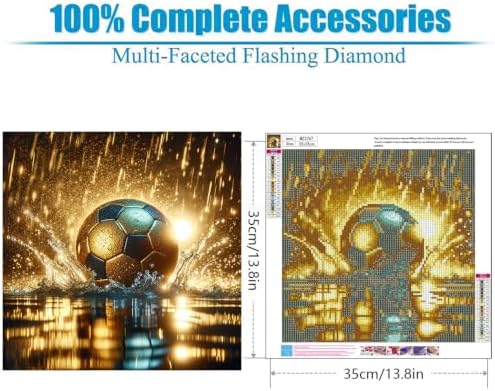 Lophomie Diamond Art Kits for Adults, 5D Diamond Painting Kits 14x14 in