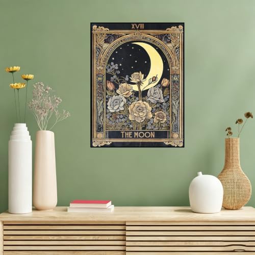 Benjenes 3Pack Tarot Theme Diamond Art Kits for Adults, Diamond Painting