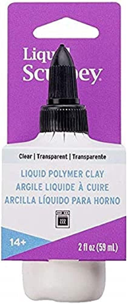 Sculpey Liquid Sculpey Liquid Polymer Oven-Bake Clay, Clear, 2 oz. bottle, Great for jewelry, holiday, DIY, mixed media, window clings, home décor and more! Great for beginners to artists!