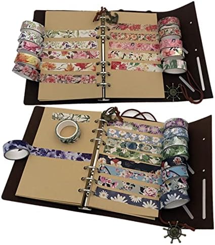 Floral Washi Tape Set 20 Rolls 15mm Wide Flower Decorative Paper Tapes for Scrapbooking, Journal, Planner, DIY Crafts, Gift Wrapping