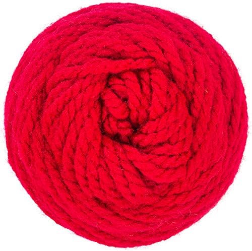 Red Heart With Love yarn, Chunky - Holly Berry