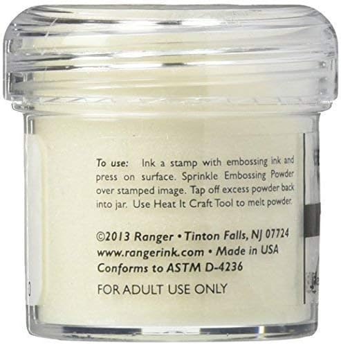 Ranger Embossing Powder, .50 Ounce Jar, Clear