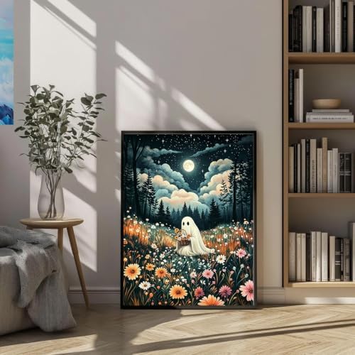 Tabszca Halloween Ghost Paint by Numbers Kit for Adults 16 X 20 Inch