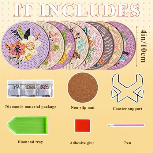 Gem Dots Craft Arts Supplies Party Home Decor 8pcs
