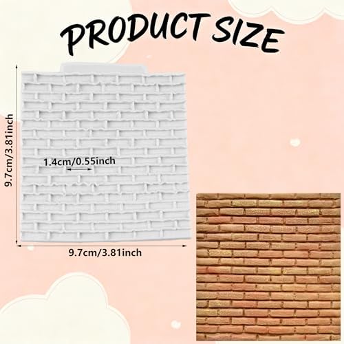 Brick Wall Texture Polymer Clay Molds Brick Wall Silicone Mold