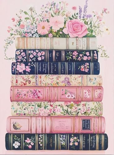 AIBOERL Paint by Numbers Kit for Adults Beginner,Flower Book, 12X16In