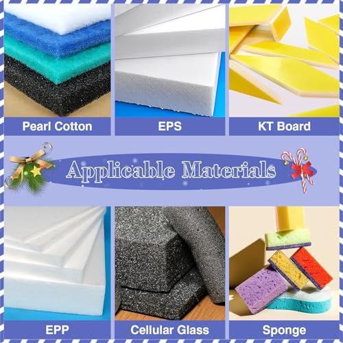 Hot Wire Foam Cutter Kit, 18W Hot Knife Tools for DIY Craft Carving | GOCHANGE Heated Electric Styrofoam Cutting with Cleaning Tool, for Foam Board Digging Pearl Cotton EPP KT Board EPS - FMC-03