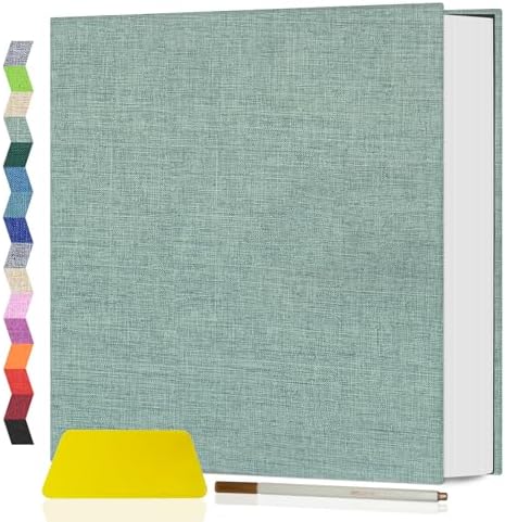 Popotop Photo Album Self Adhesive Scrapbook Album for 4x6 5x7 8x10 Pictures DIY Photo Book as Scrapbooking Supplies Kits, Birthday Gifts for Women Mom Wedding Baby Family Travel
